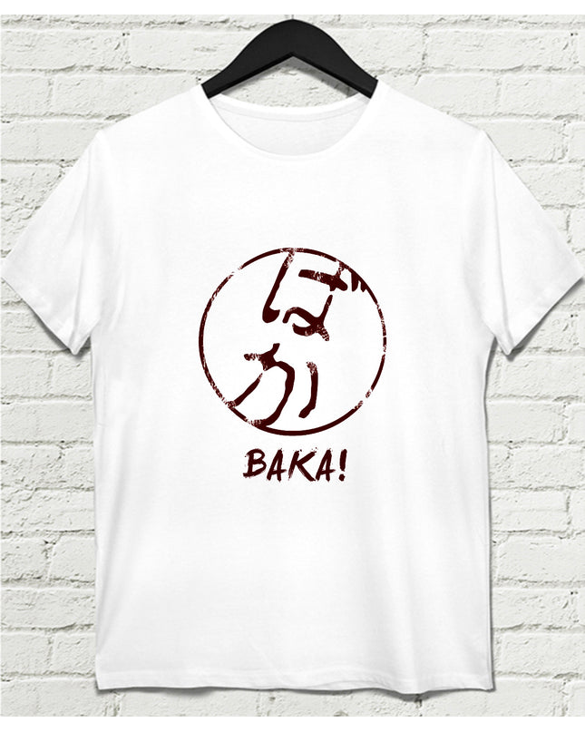 Baka Beyaz Erkek Tshirt - basmatik.com