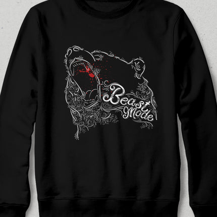 Beast siyah sweatshirt - basmatik.com