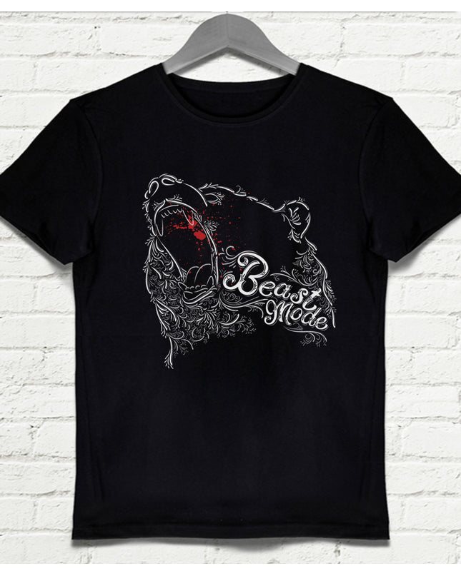 Beast Siyah Erkek tshirt - basmatik.com