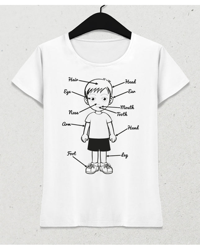 Bedenimiz ingilizce kadın tişört - basmatik.com