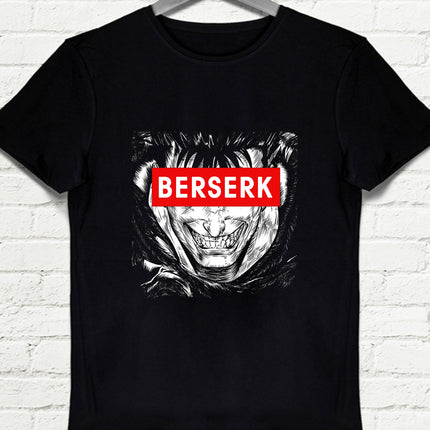 Berserk yazılı Siyah Erkek Tshirt - basmatik.com