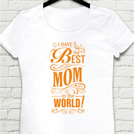 Best mom world tişört - basmatik.com