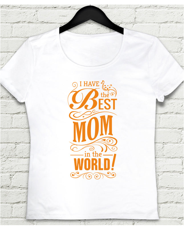 Best mom world tişört - basmatik.com