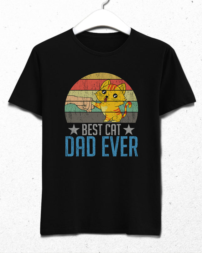 Best cat dad ever tişört - basmatik.com