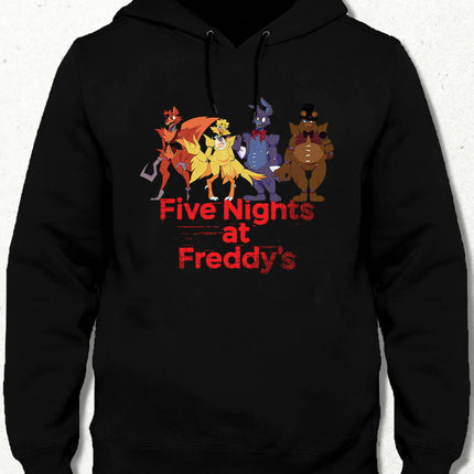 Fnaf Five Nights At Freddy Hooded Sweatshirt