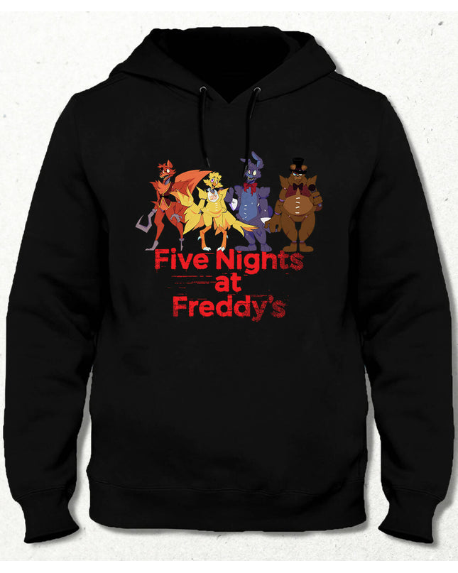 Fnaf Five Nights At Freddy Hooded Sweatshirt