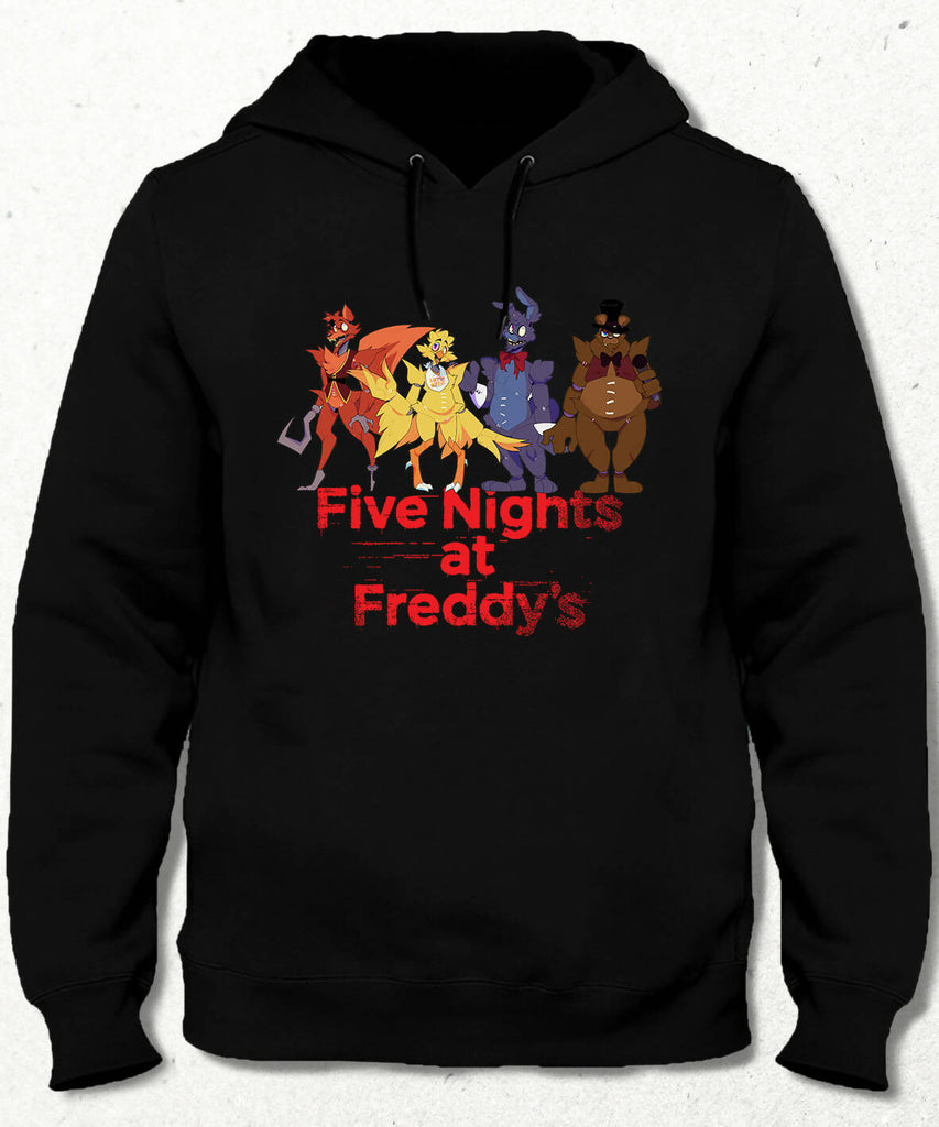 Fnaf Five Nights At Freddy Hooded Sweatshirt