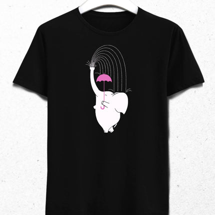 Elephant Men's Black T-Shirt
