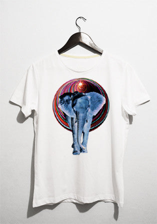blue elephant t-shirt - basmatik.com