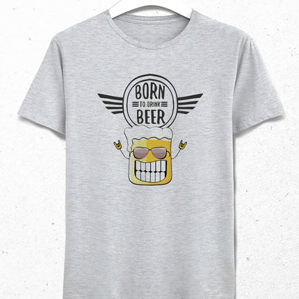 Born to beer tişört - basmatik.com