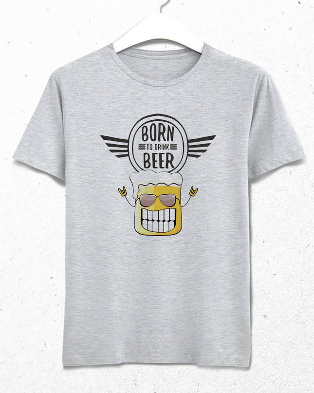 Born to beer tişört - basmatik.com