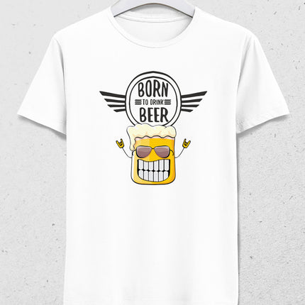 Born to beer tişört - basmatik.com