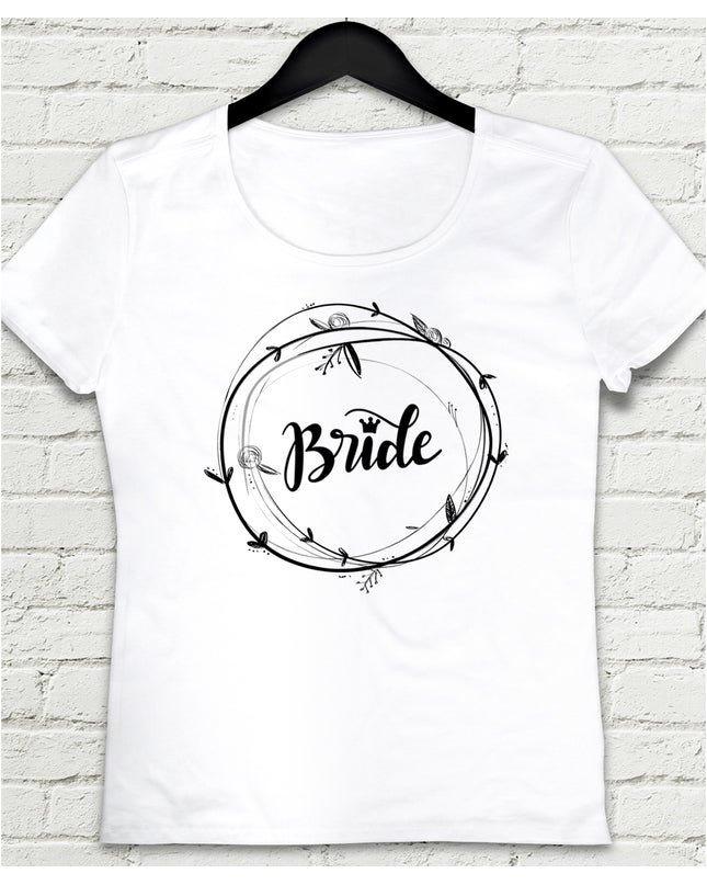 Bride beyaz kadın tişört - basmatik.com