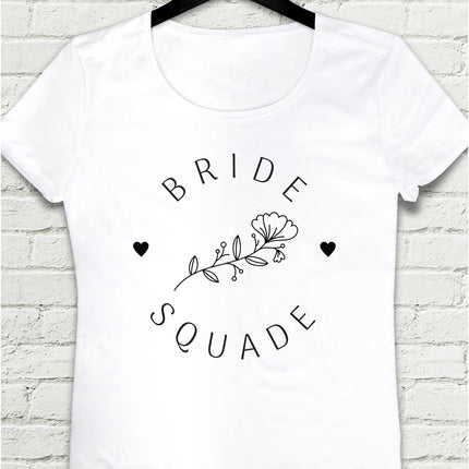 Bride squad cool kadın tişört - basmatik.com