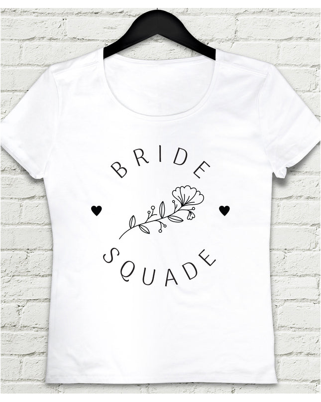 Bride squad cool kadın tişört - basmatik.com