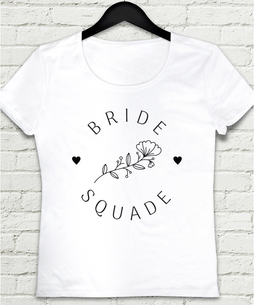 Bride squad cool kadın tişört - basmatik.com