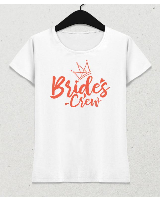 Brides crew kadın tişört - basmatik.com
