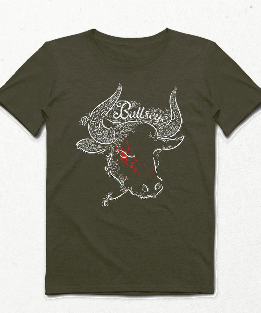 Bullseye haki Erkek tişört - basmatik.com