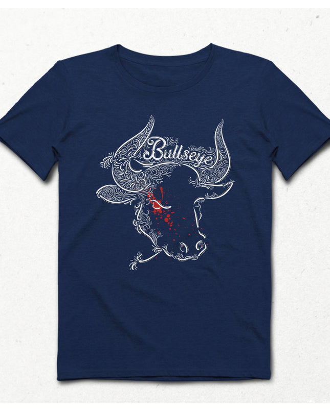 Bullseye indigo Erkek tişört - basmatik.com
