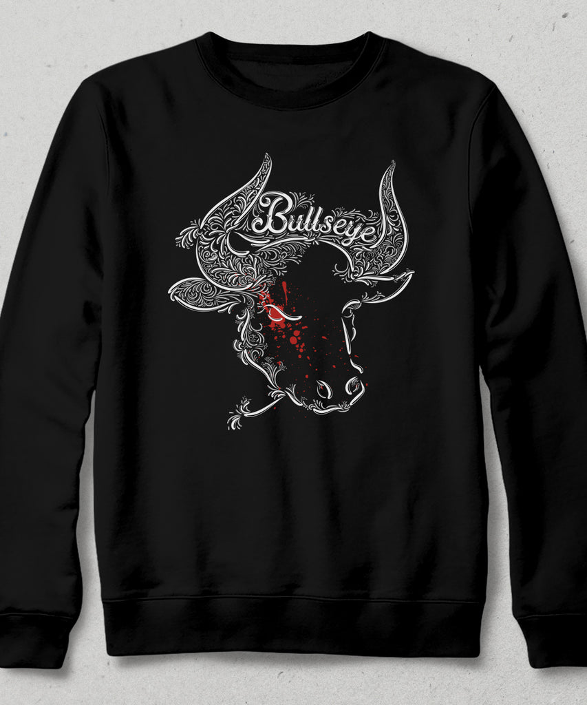 Bullseye siyah sweatshirt - basmatik.com