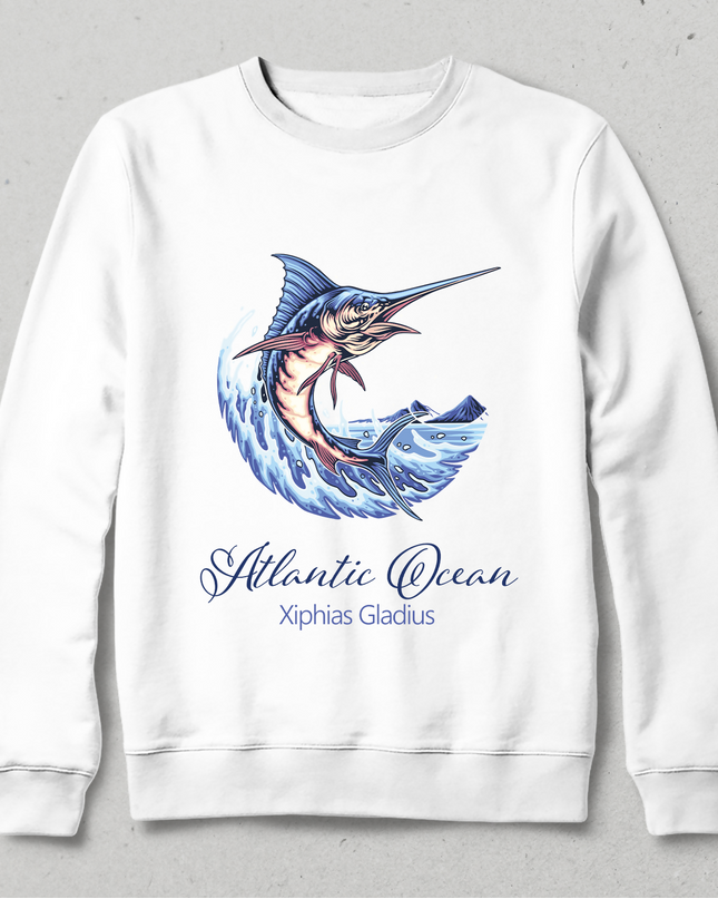 Atlantic Ocean Beyaz Sweatshirt