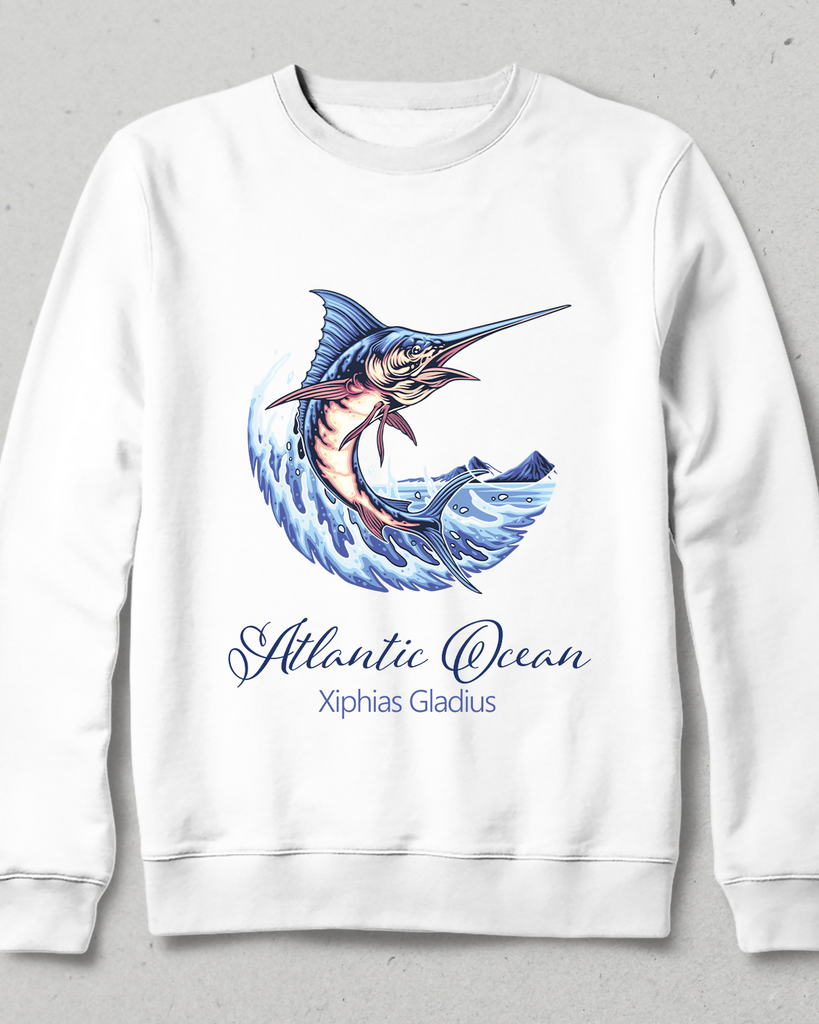 Atlantic Ocean Beyaz Sweatshirt