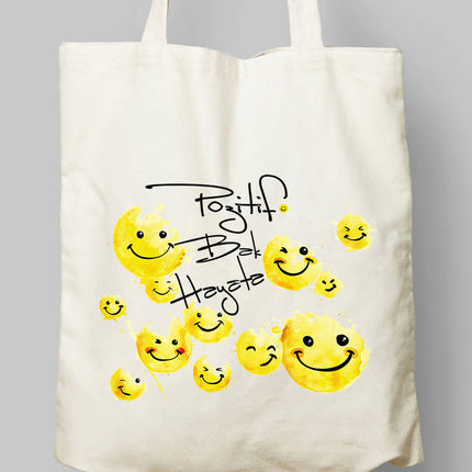 Pozitif Bak Hayata Bez Çanta - basmatik.com