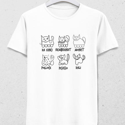 Cat art men's t-shirt