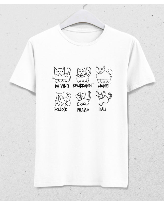 Cat art men's t-shirt