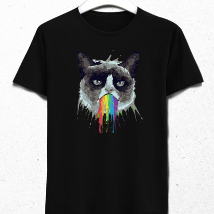 Cat Rainbow tshirt - basmatik.com
