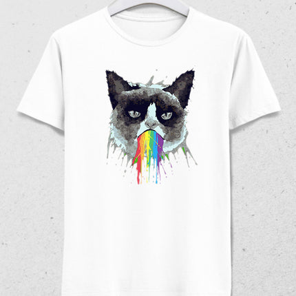 Cat Rainbow tshirt - basmatik.com