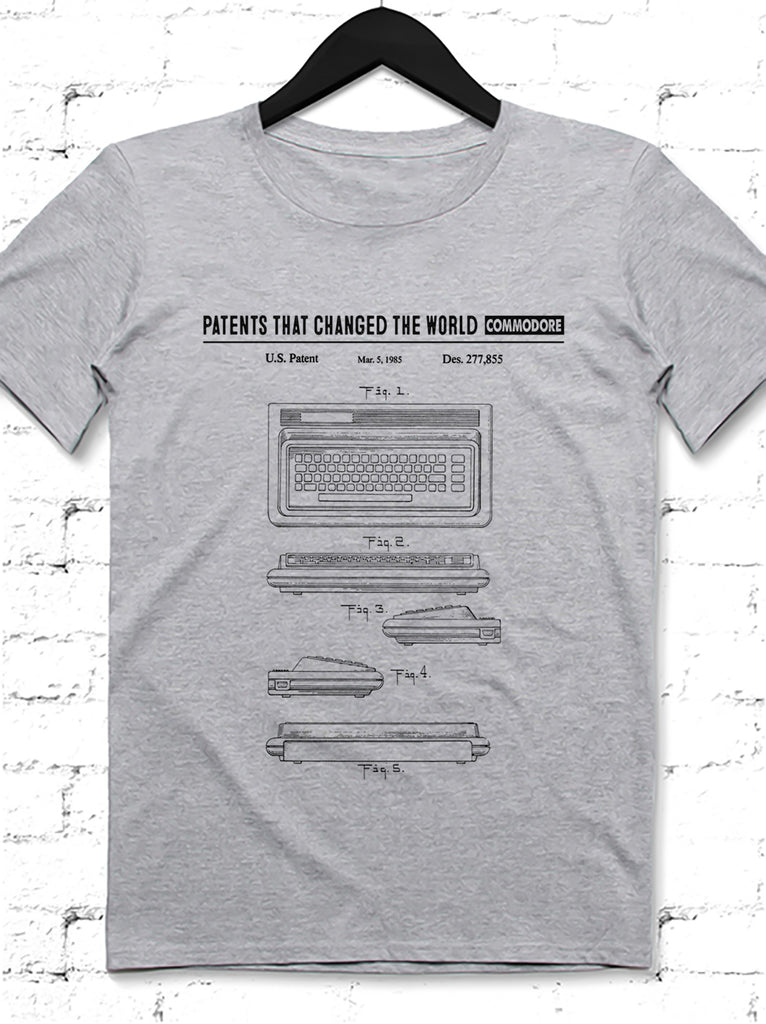 Commodore gri Erkek tshirt - basmatik.com