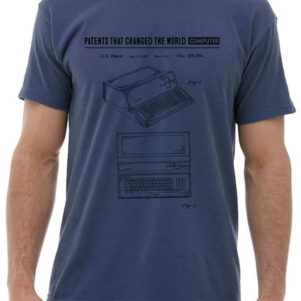 Computer indigo Erkek tshirt - basmatik.com
