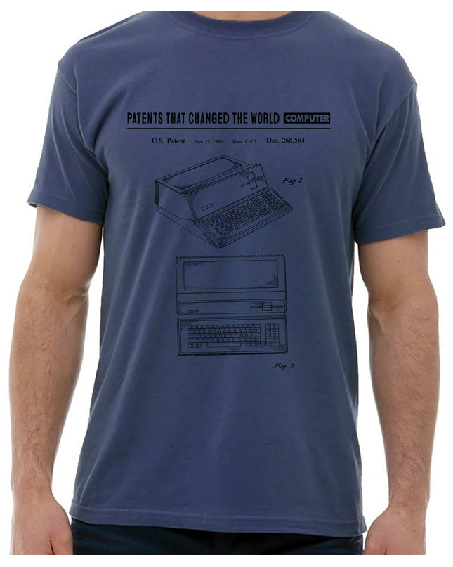 Computer indigo Erkek tshirt - basmatik.com