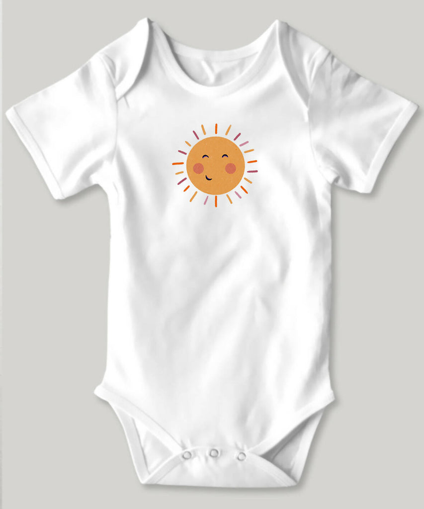 Güneş illüstrasyon Bebek Body