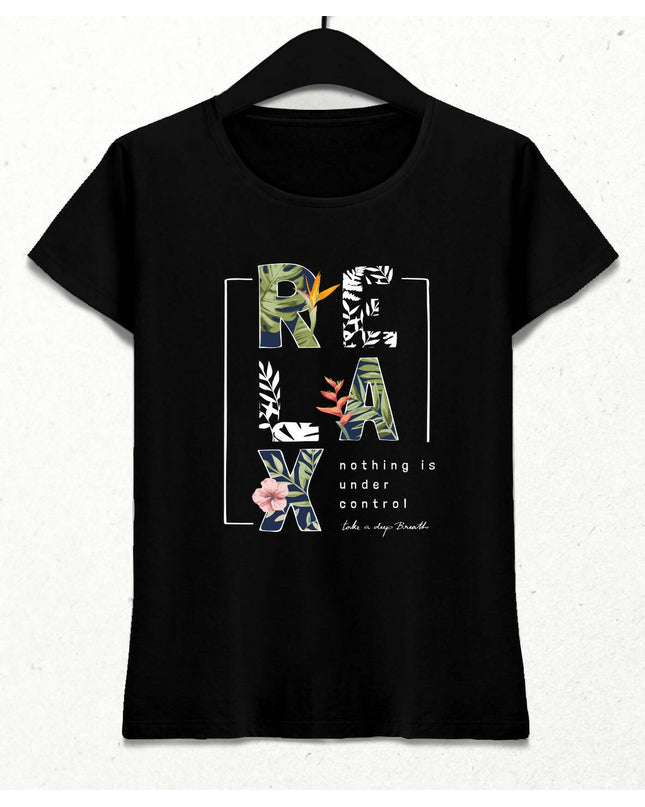 Relax Kadın Streetwear Tasarım T-shirt