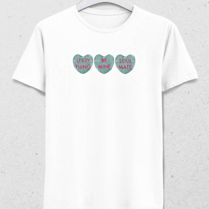Valentine's IV, Heart Slogan Men's T-Shirt