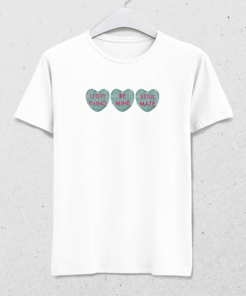 Valentine's IV, Heart Slogan Men's T-Shirt