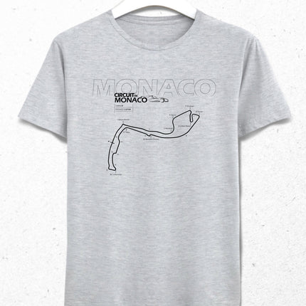 Circuit de Monaco tişört - basmatik.com