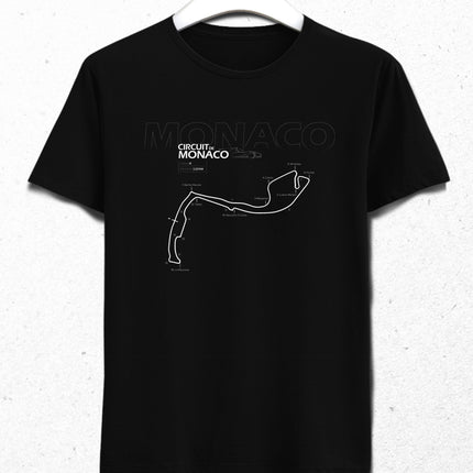 Circuit de Monaco tişört - basmatik.com