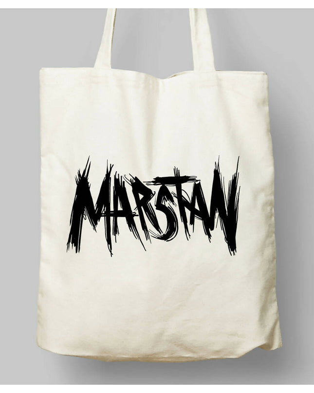 Marstan Logolu Bez Çanta - Krem