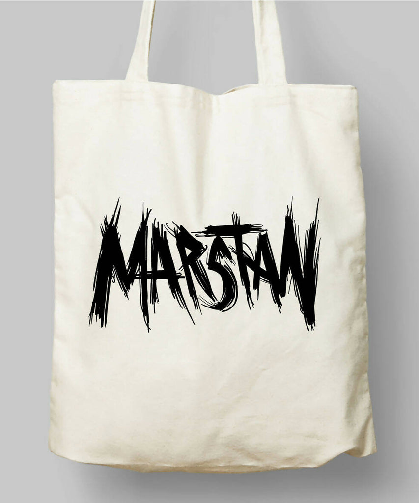 Marstan Logo Cloth Bag - Cream 