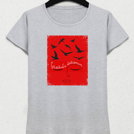 İstanbul'u Dinliyorum Tişört - basmatik.com