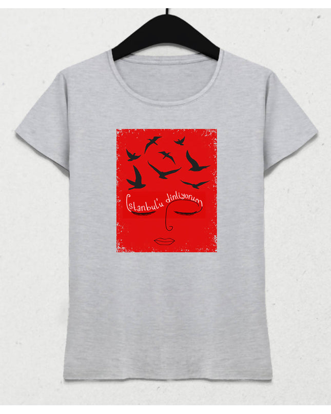 İstanbul'u Dinliyorum Tişört - basmatik.com