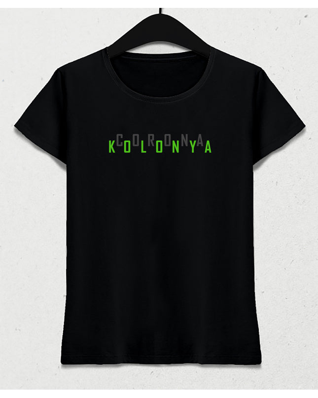 kolonya Corona kadın tişört - basmatik.com