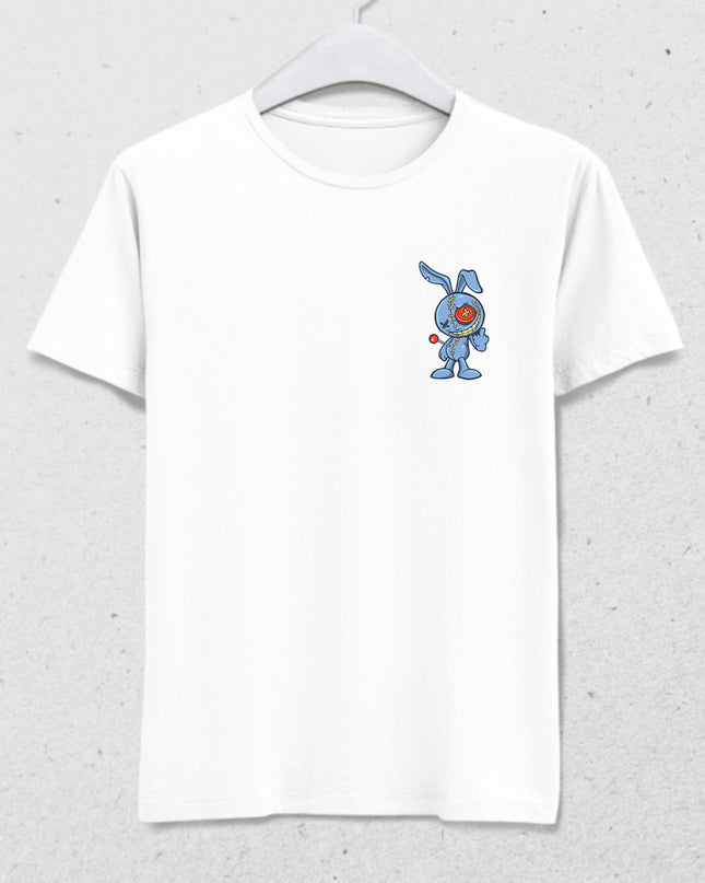 Crazy voodoo rabbit siyah tişört - basmatik.com