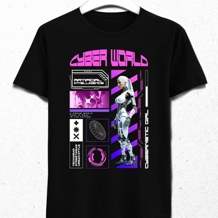 Cyber World Streetwear Retro Futuristic Design