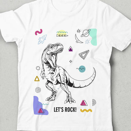 Lets Rock Bisiklet yaka Kısa Kollu Tişört