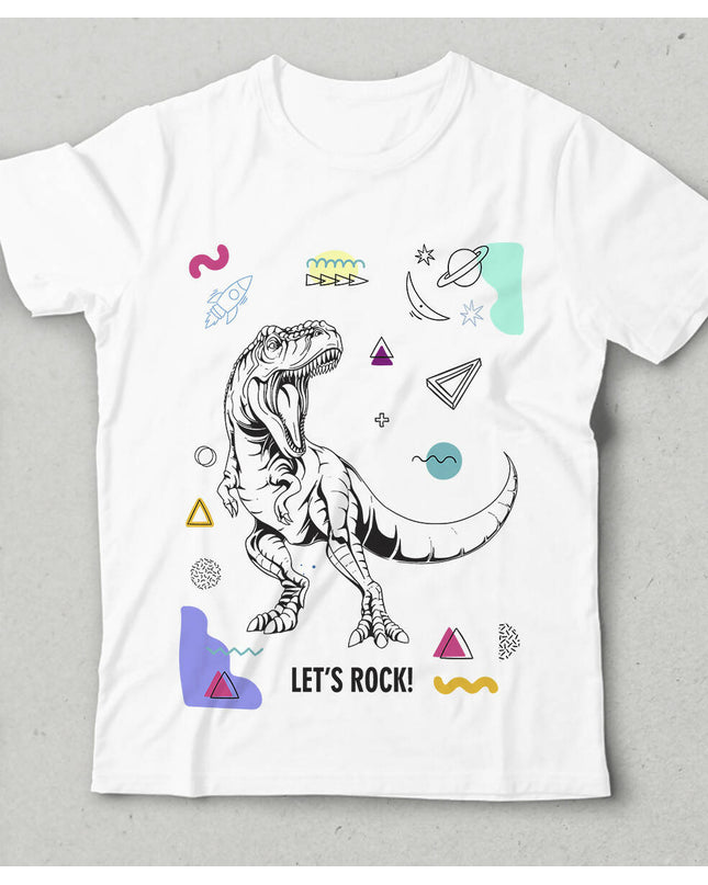 Lets Rock Bisiklet yaka Kısa Kollu Tişört