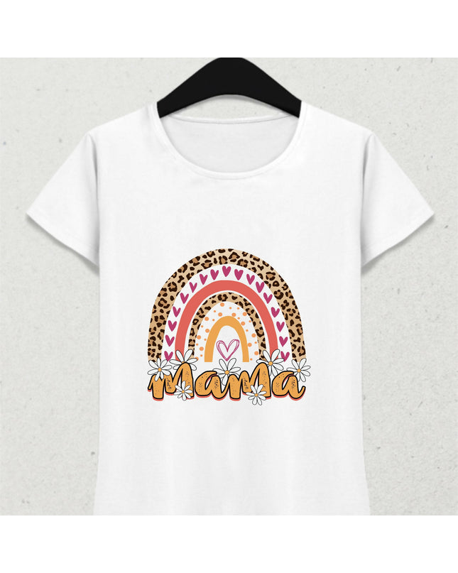 Gökkuşağı Temalı Anneler Günü Tişört